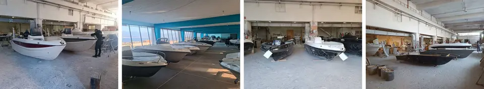 Φωτογραφίες από τις εγκαταστάσεις του ναυπηγείου