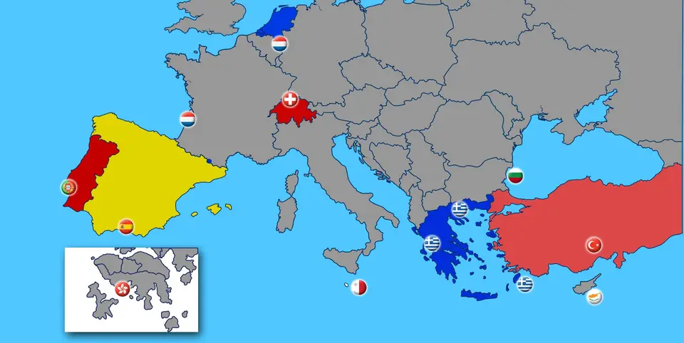 Χάρτης εμπορικών αντιπροσώπων της LGK MARINE